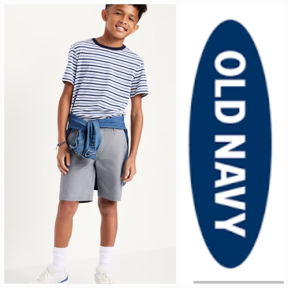 NWT Old Navy School Uniform Cinder Smoke Short ~size 12